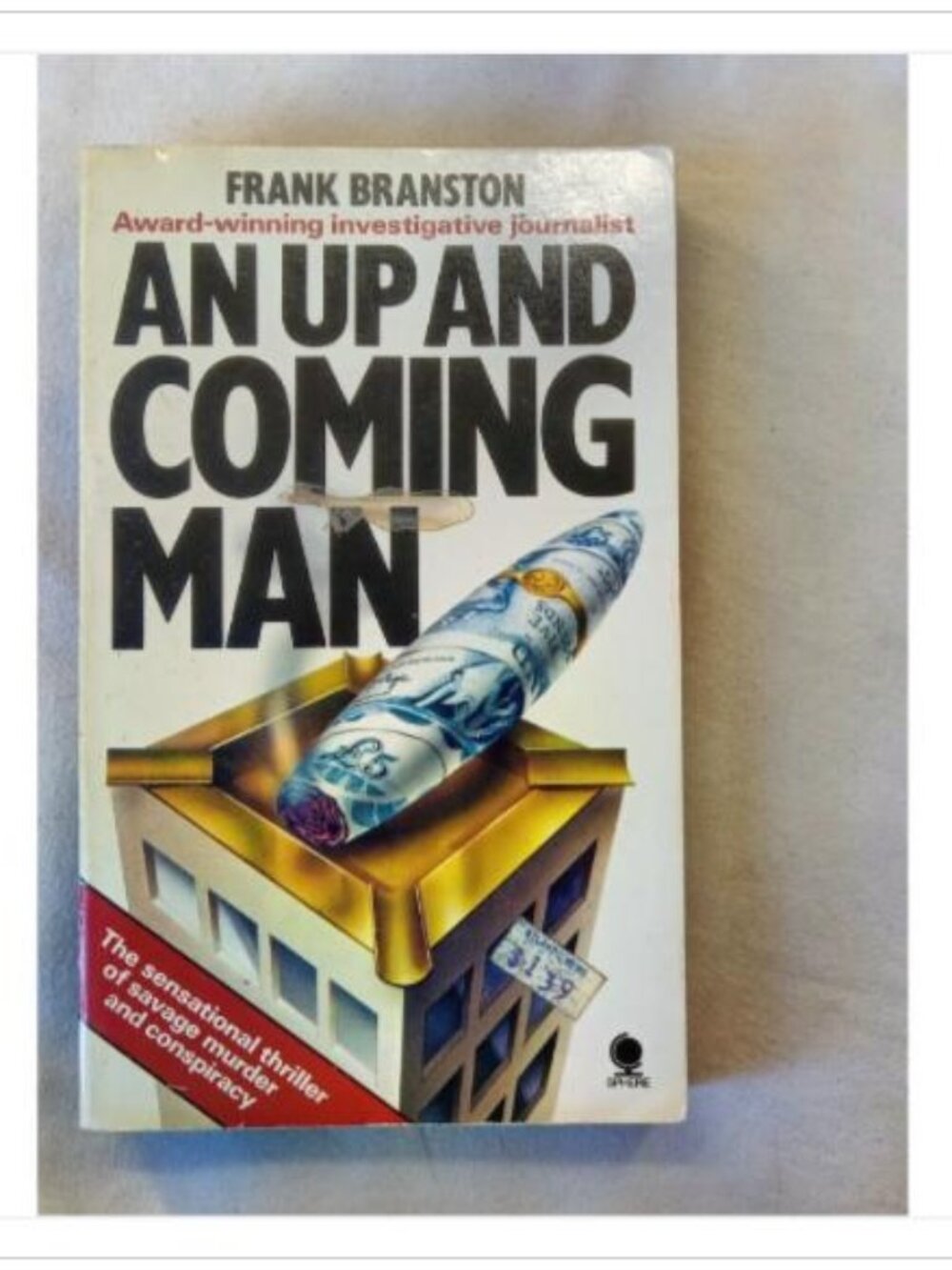 An Up and Coming Man Frank Branston 1978 First Edition Paperback Book Vintage